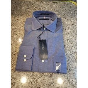 Tommy Hilfiger Stretch Regular Fit Dress Shirt Men's Medium 15-15 1/2 32/33